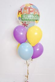 [INFLATED] Birthday Bubble Bouquet - Bang Bang Balloons