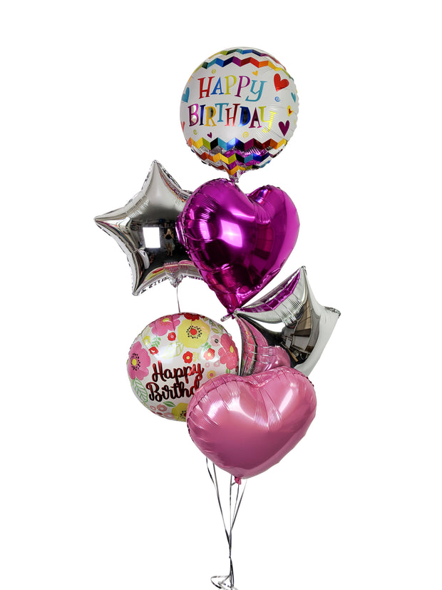 [INFLATED] Foil Birthday Bunch - Bang Bang Balloons
