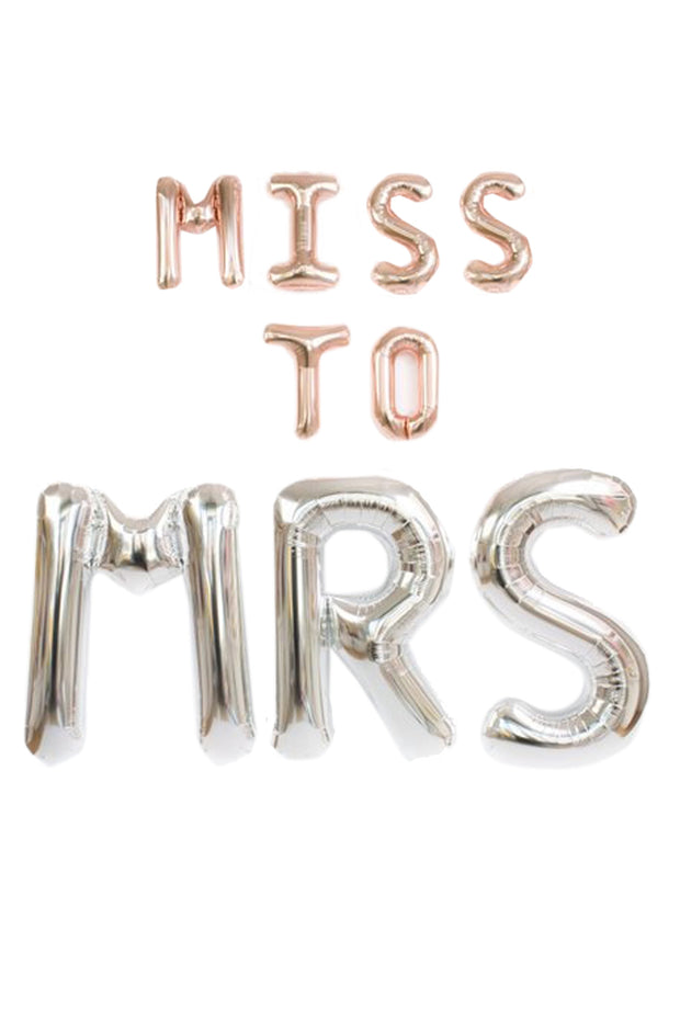 [INFLATED] Miss to Mrs - Bang Bang Balloons