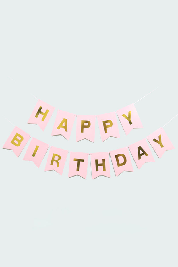 Happy Birthday Banner - Bang Bang Balloons