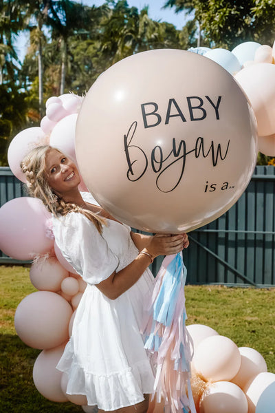 DIY Beige Gender Reveal Balloon Kit - Tips and Tricks