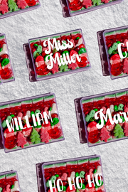 Personalised Christmas Candy Box