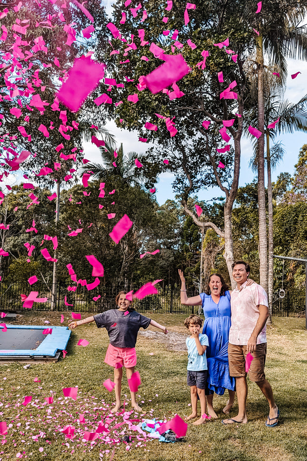 Gender Reveal Cannon - It's a girl (Pink)