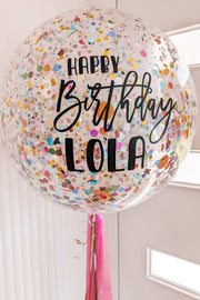 [INFLATED] Giant Confetti Balloon - Bang Bang Balloons