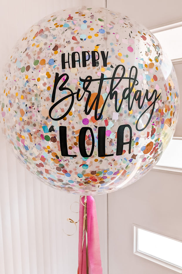 [INFLATED] Giant Confetti Balloon - Bang Bang Balloons