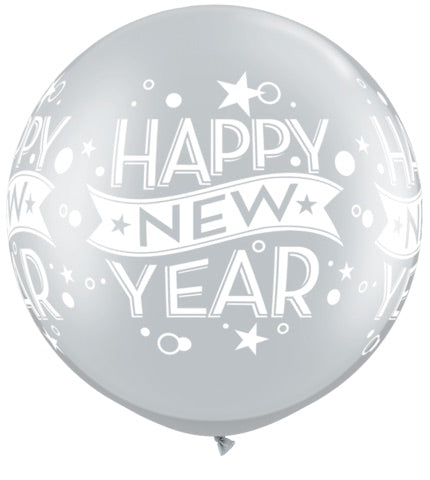 [INFLATED] Giant Happy New Year Balloon - Bang Bang Balloons