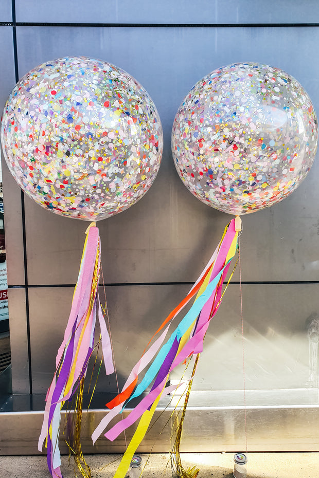 [INFLATED] Giant Confetti Balloon - Bang Bang Balloons