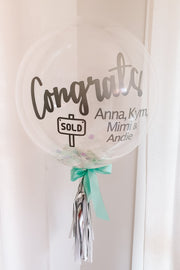 [INFLATED] Deluxe Confetti Bubble - Corporate Gift - [Bang Bang Balloons Byron Bay]