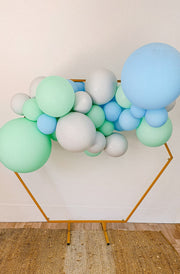 DIY Balloon Garland Kit - Minty (Blue, green, grey) - Bang Bang Balloons