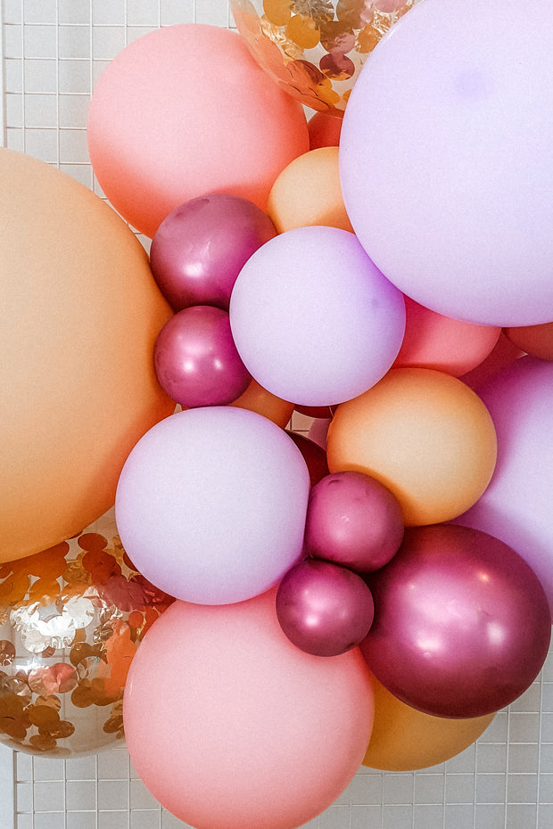 DIY Balloon Garland Kit - Fairyfloss (pink, peach, lilac) - Bang Bang Balloons