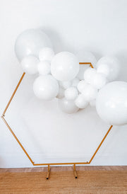 DIY Balloon Garland Kit - Cloud (white, chrome) - Bang Bang Balloons