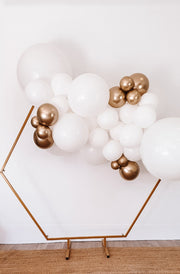 DIY Balloon Garland Kit - Cloud (white, chrome) - Bang Bang Balloons