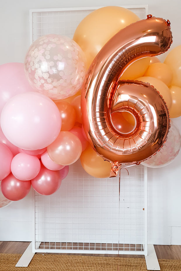 [INFLATED] Birthday Balloon Garland - Pick Up/Delivered - [Bang Bang Balloons Byron Bay]