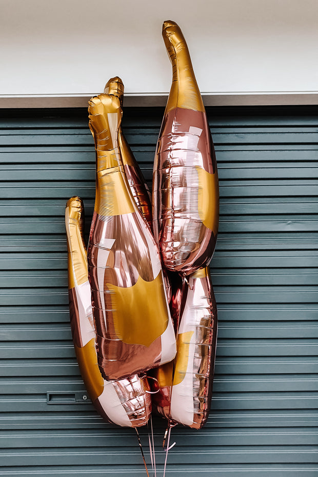 [INFLATED] Champagne Giant Foils - Bang Bang Balloons