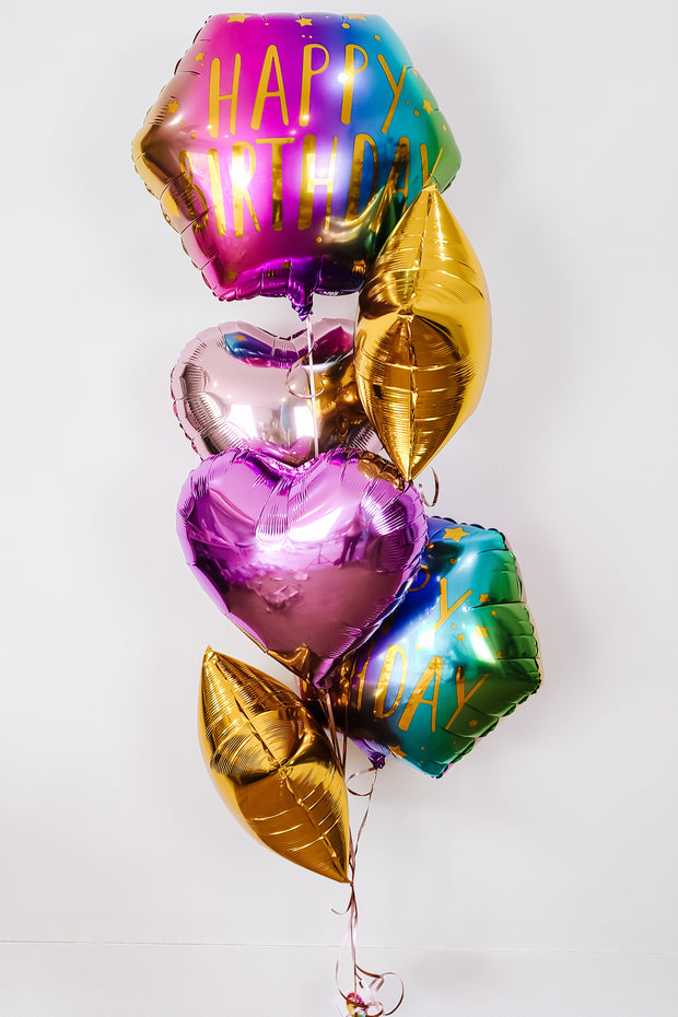 [INFLATED] Foil Birthday Bunch - Bang Bang Balloons