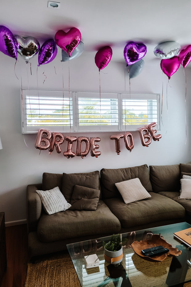 [INFLATED] Bride to be (16") bundle - Bang Bang Balloons