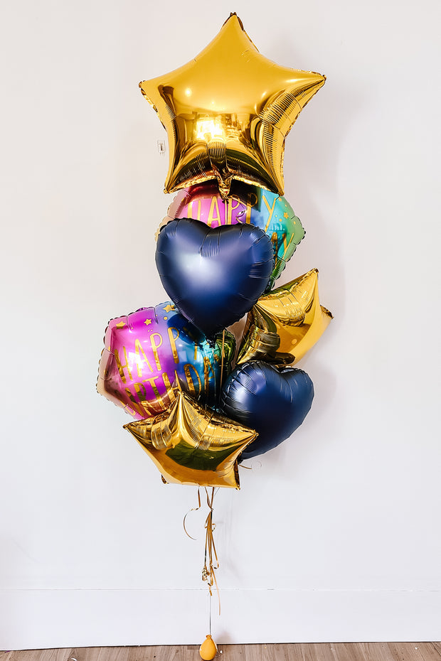 [INFLATED] Foil Birthday Bunch - Bang Bang Balloons