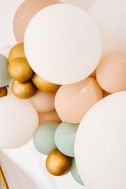DIY Balloon Garland Kit - Oh Baby (Mint, Peach, White, Gold)