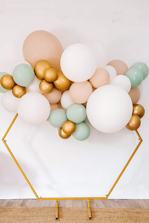 DIY Balloon Garland Kit - Oh Baby (Mint, Peach, White, Gold)