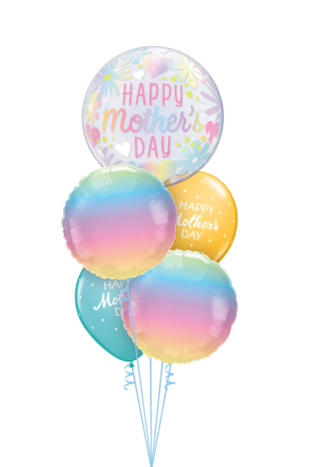 [INFLATED] Pastel Mothers Day Bubble - Bang Bang Balloons