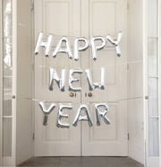 [INFLATED] 16" Happy New Year - Silver - Bang Bang Balloons