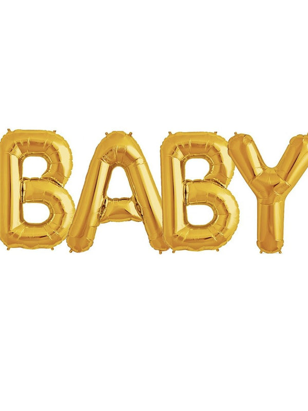 [UNINFLATED] Giant Letters - Baby | Oh baby | Boy | Girl - Bang Bang Balloons