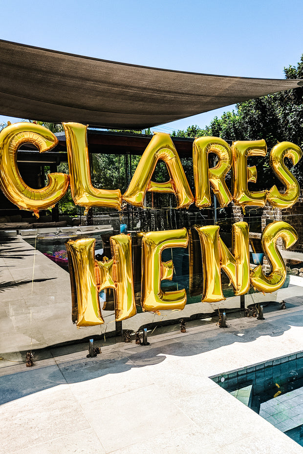 [INFLATED] Custom Giant Letters - Bang Bang Balloons