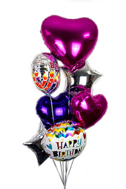 [INFLATED] Foil Birthday Bunch - Bang Bang Balloons