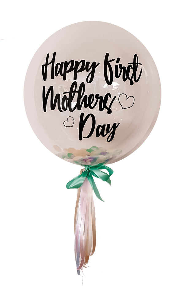 [INFLATED] Deluxe Custom Mothers Day Bubble - Bang Bang Balloons