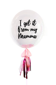 [INFLATED] Deluxe Custom Mothers Day Bubble - Bang Bang Balloons