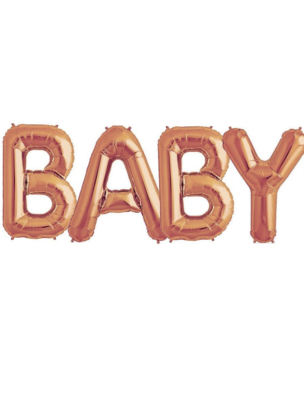 [UNINFLATED] Giant Letters - Baby | Oh baby | Boy | Girl - Bang Bang Balloons
