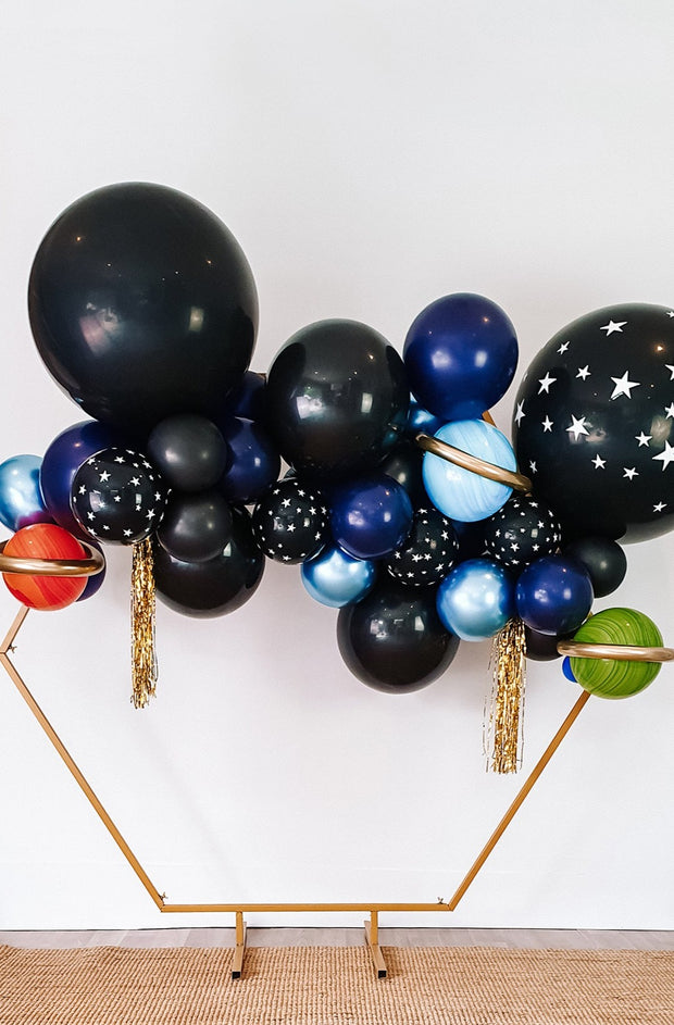 DIY Balloon Garland Kit - Starry Night (navy, black) - Bang Bang Balloons